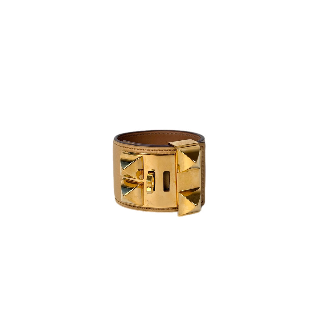Hermes Yellow/Gold CDC Bracelet S