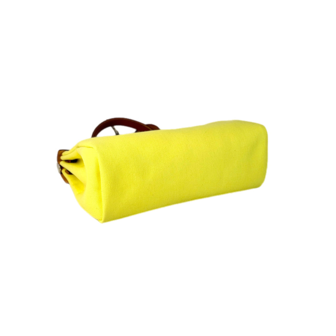 Hermes Herbag Zip 31 Yellow Bag