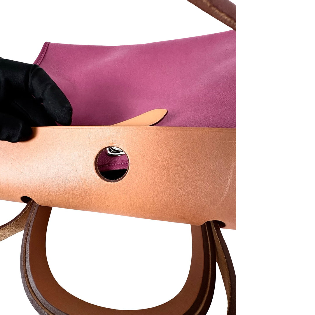 Hermes Herbag Zip 31 Rose Purple Bag