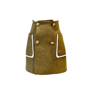 Pre-owned Fendi 2019 Brown Pocket Mini Skirt in Lamb