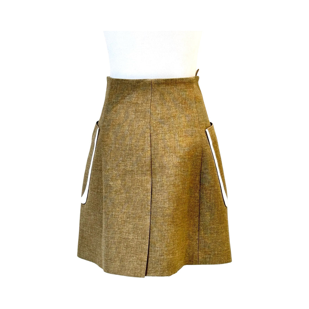 Fendi 2019 Brown Pocket Mini Skirt #34