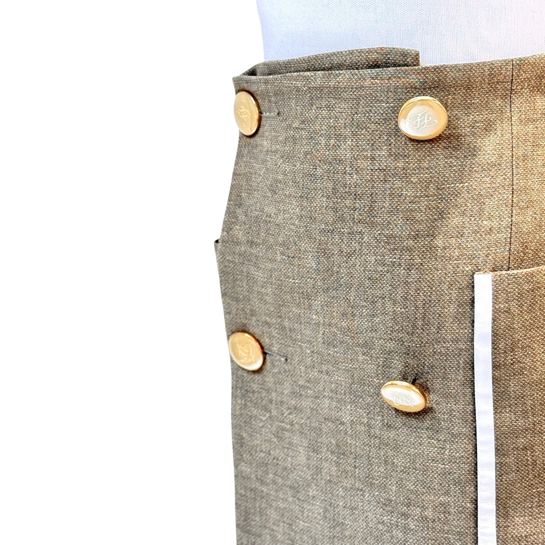 Fendi 2019 Brown Pocket Mini Skirt #34