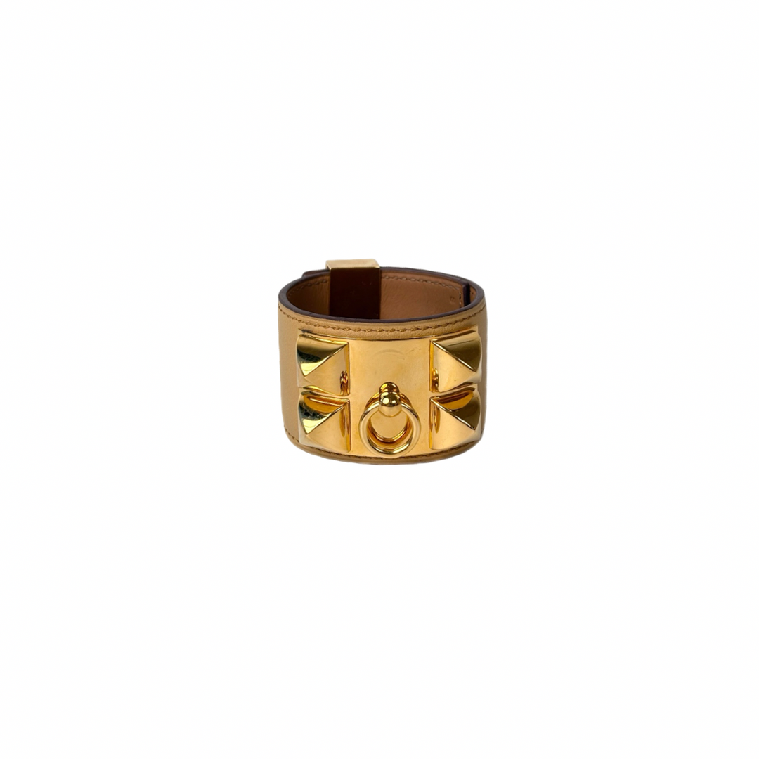 Hermes Yellow/Gold CDC Bracelet S