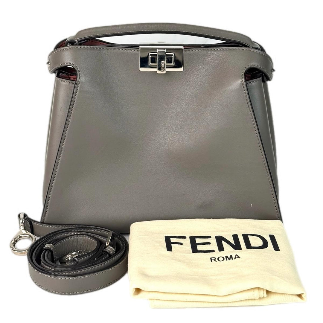 Fendi Peekaboo Medium Bag Grey