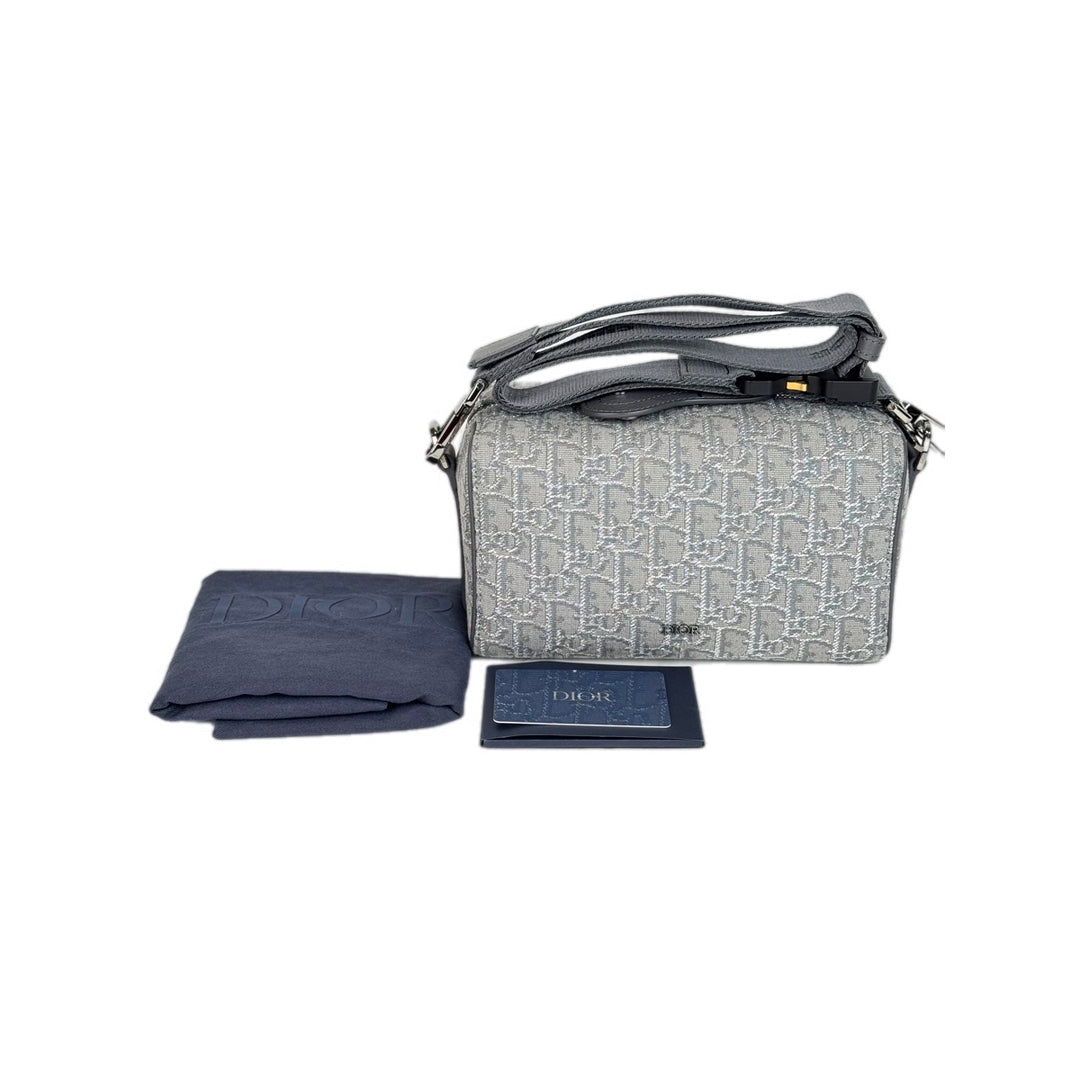 Dior Grey Oblique Lingot 22 Bag