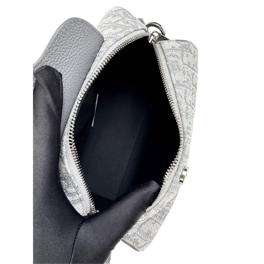 Dior Grey Oblique Lingot 22 Bag