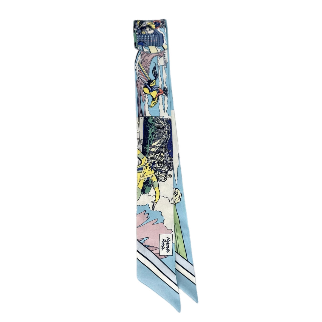 Hermes Used Silk Twilly