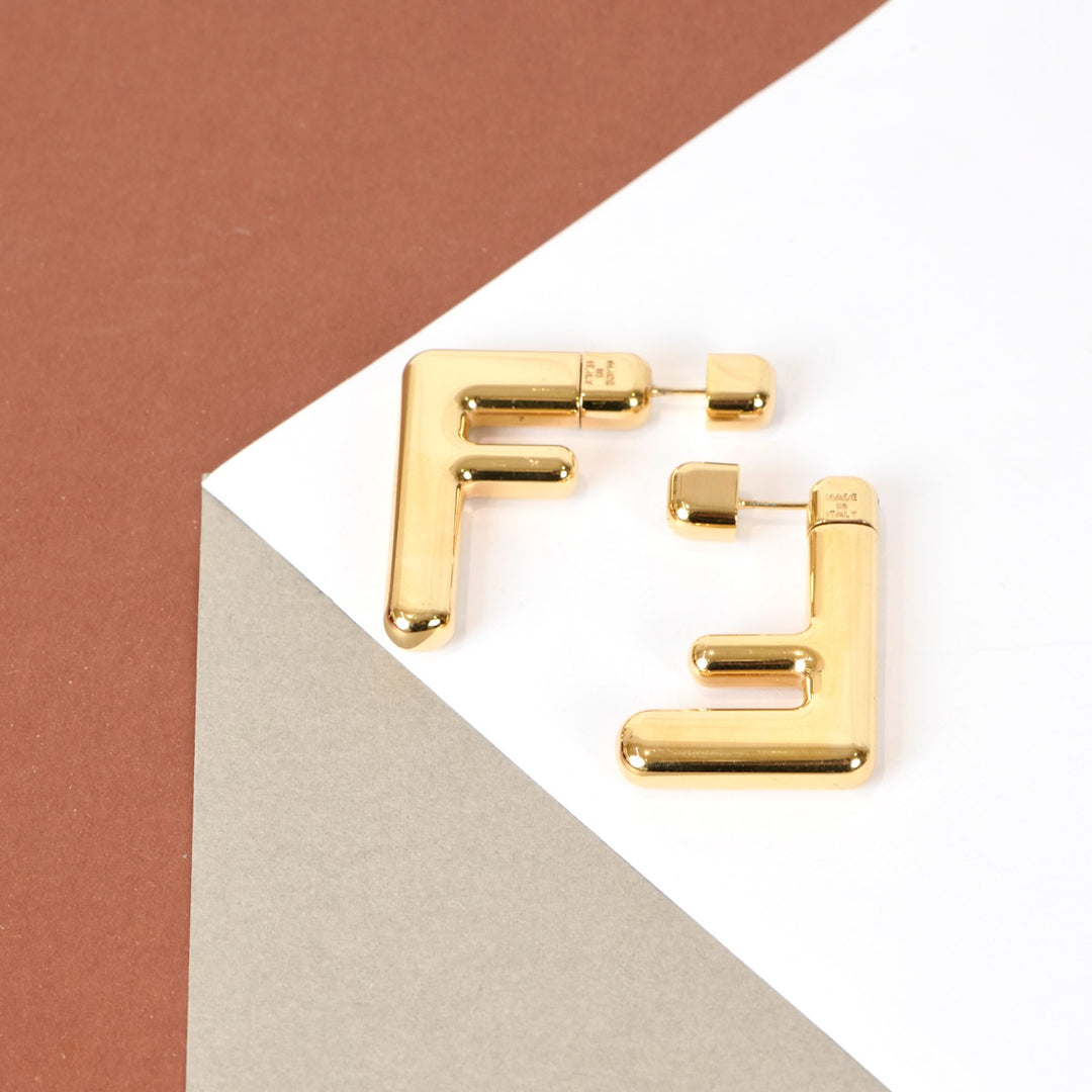 Fendi FF Drop Earrings