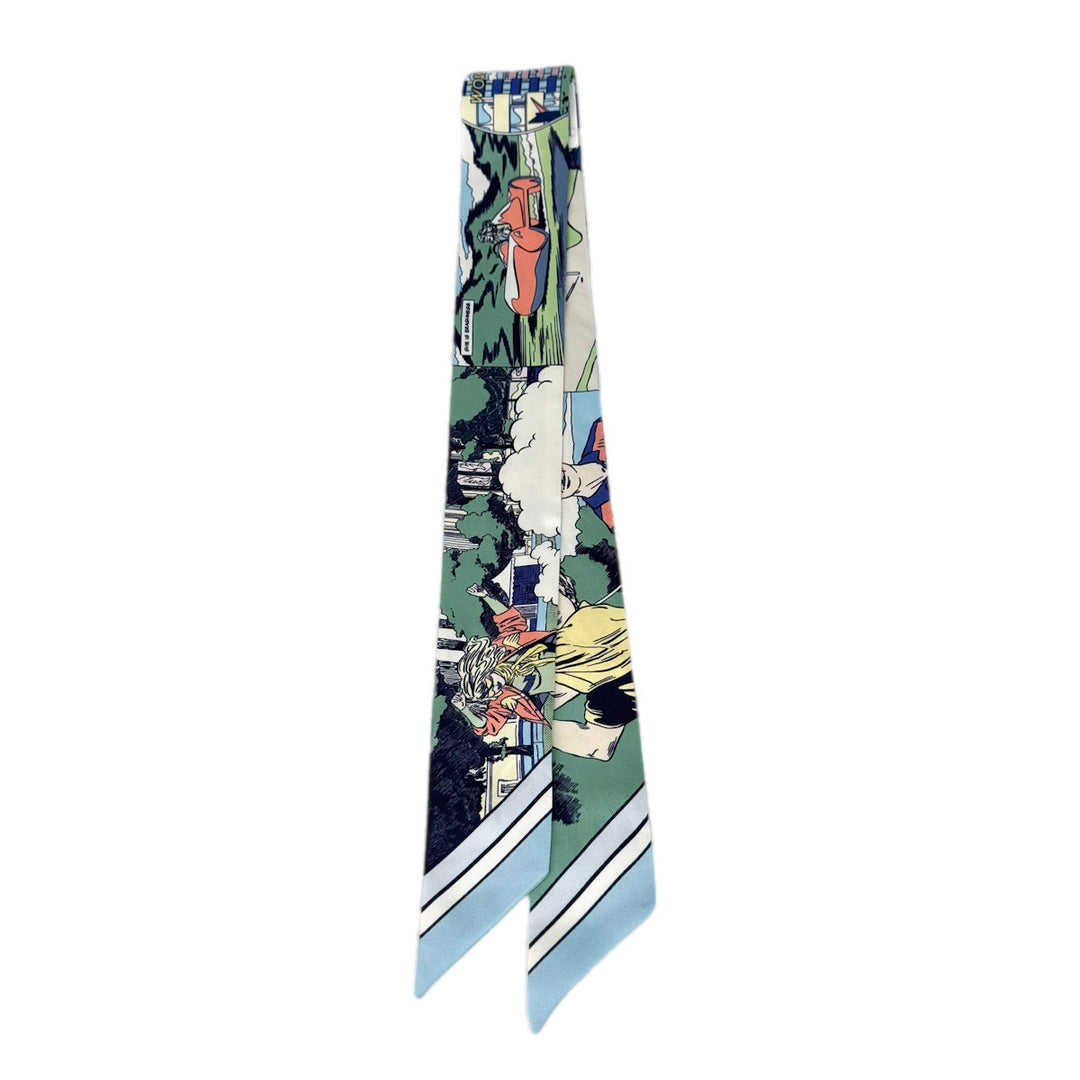 Hermes Used Silk Twilly