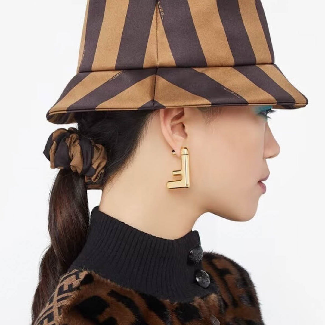 Fendi FF Drop Earrings
