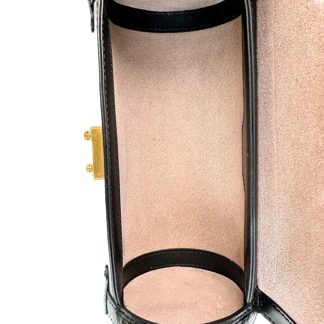 Louis Vuitton Papillon Trunk Black Epi Bag