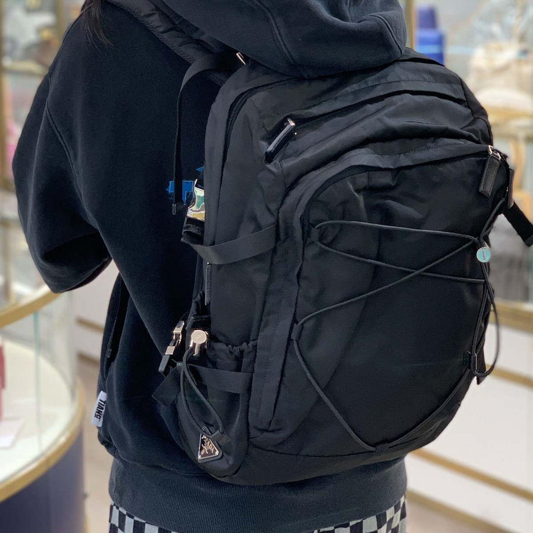 Prada Re-Nylon Black Backpack Bag