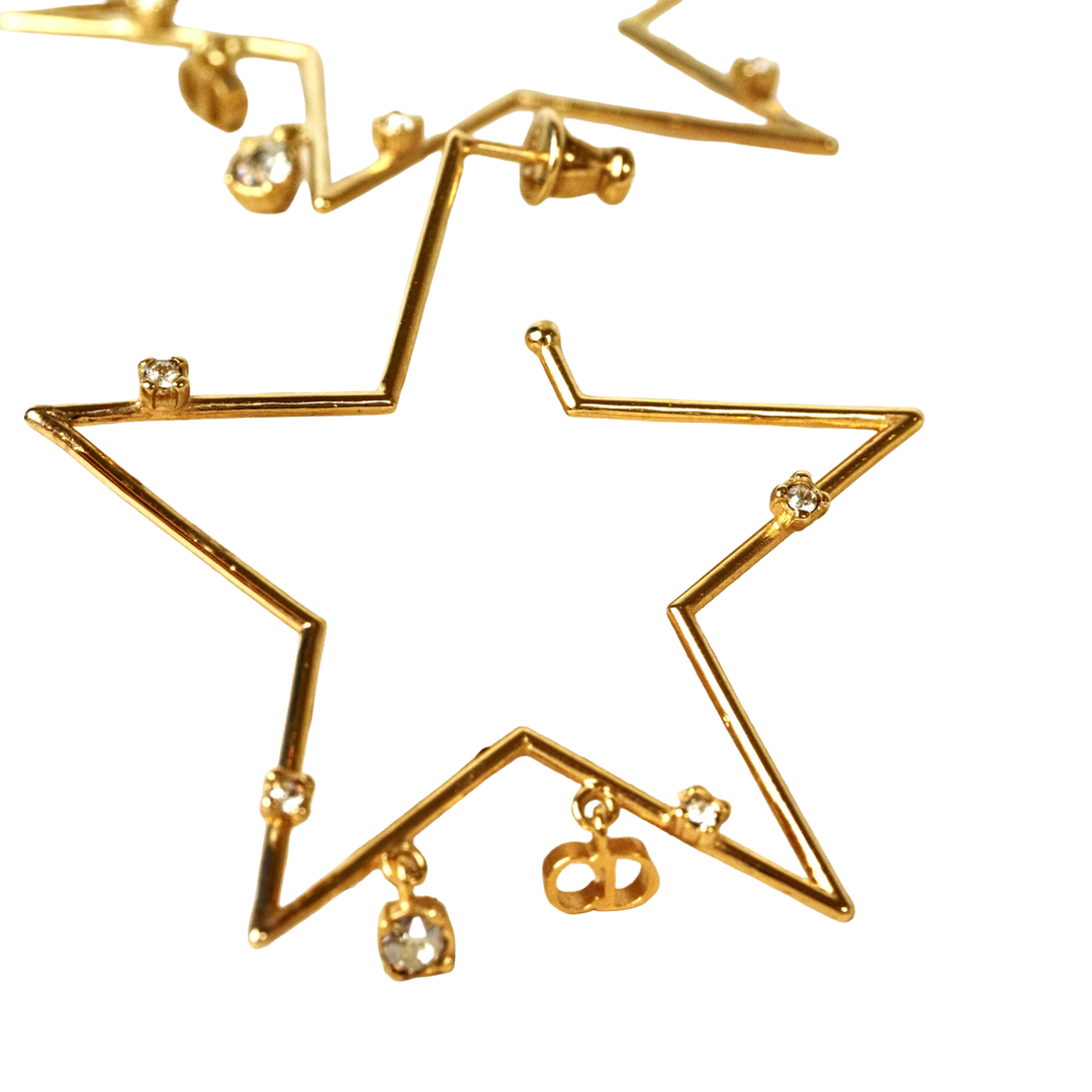 Dior Open Star  Earrings