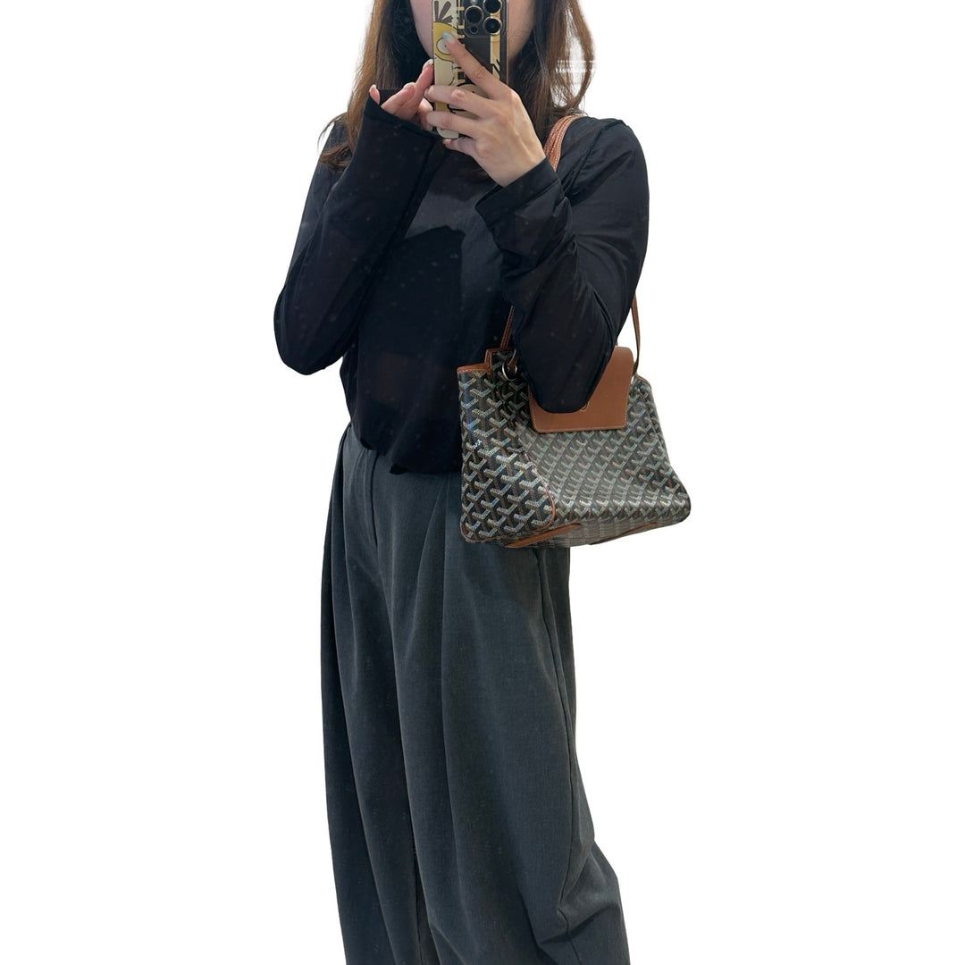Goyard Rouette Brown Tote Bag
