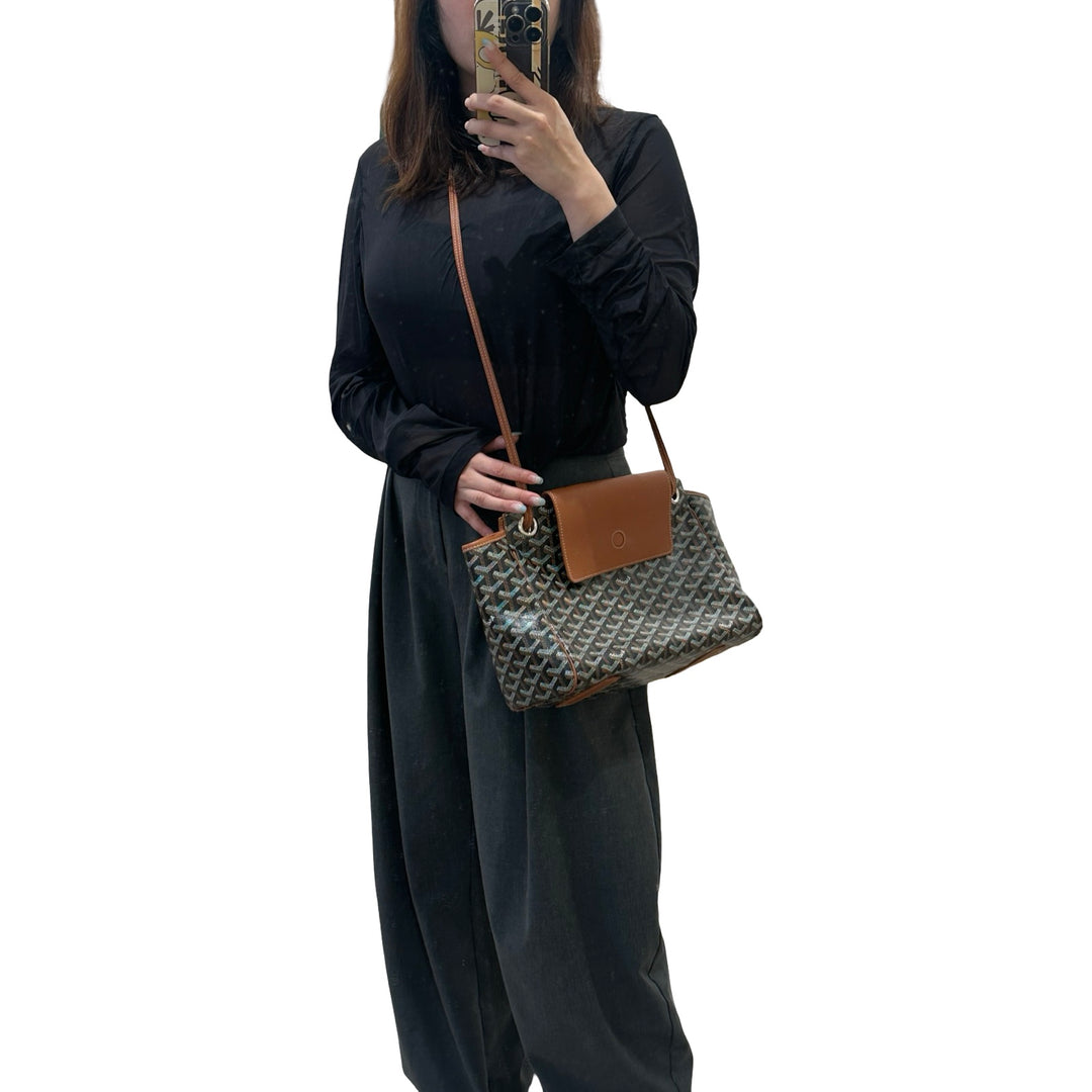 Goyard Rouette Brown Tote Bag