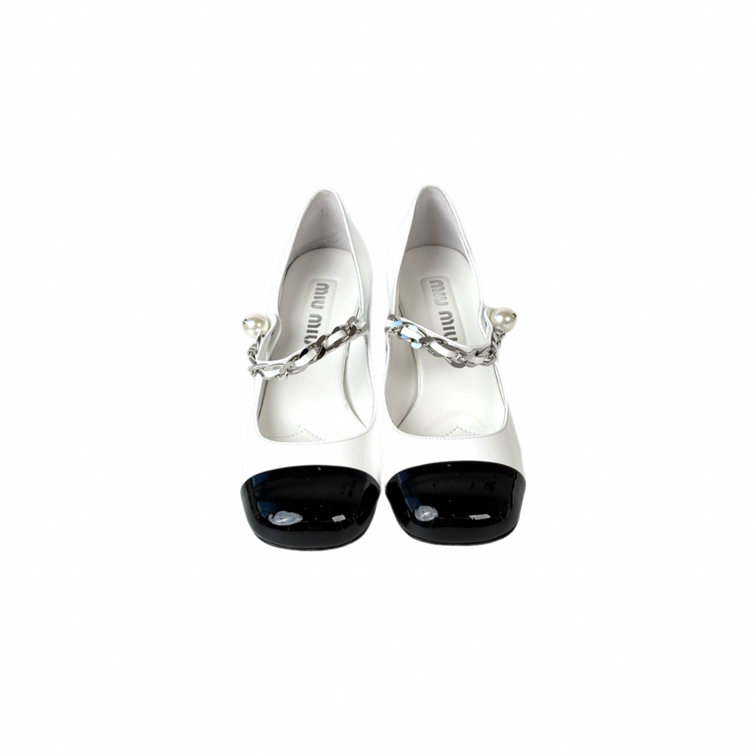 Miumiu White High Shoes #36.5