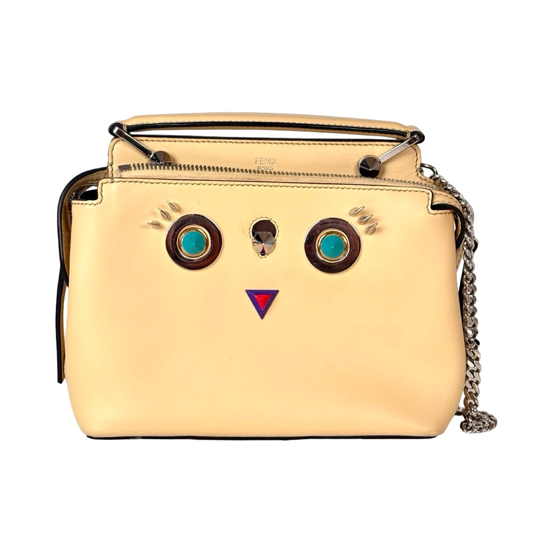 Fendi Dotcom Yellow Face Bag