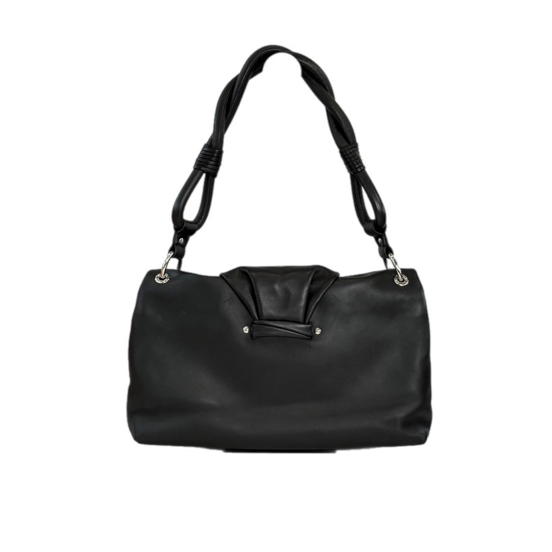 Dior Black Demi Lune Flap Shoulder Bag