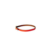 Hermes Leather Bracelet Gold