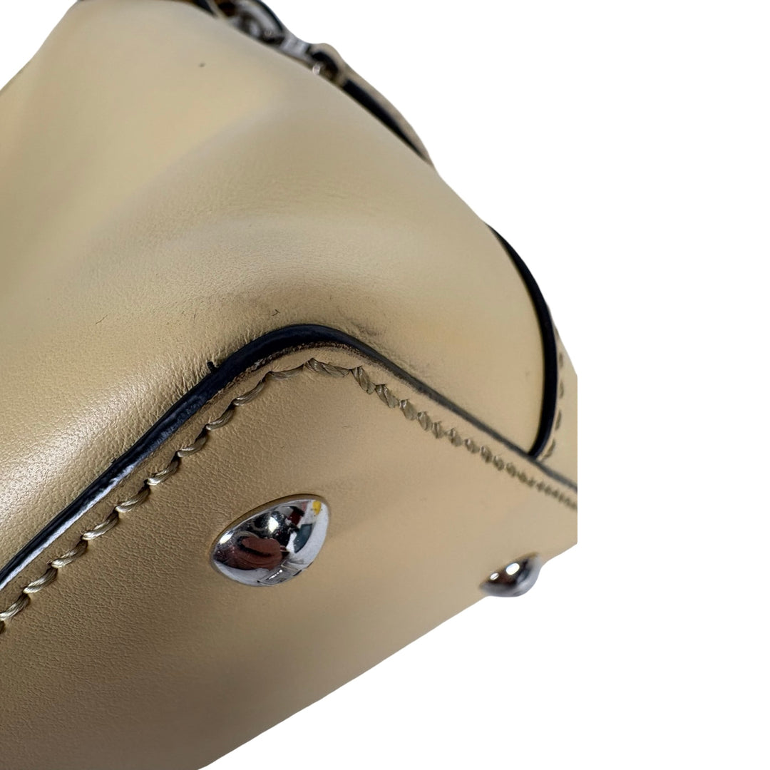 Fendi Dotcom Yellow Face Bag