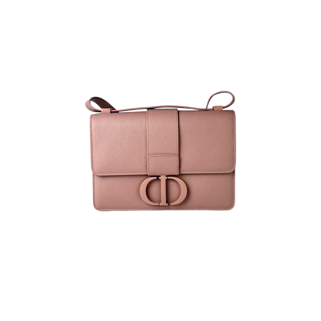 Dior 30 Montaigne Light Pink Leather Bag