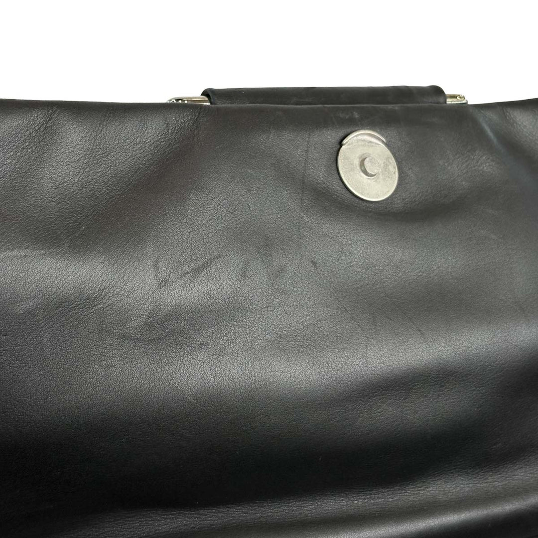Dior Black Demi Lune Flap Shoulder Bag