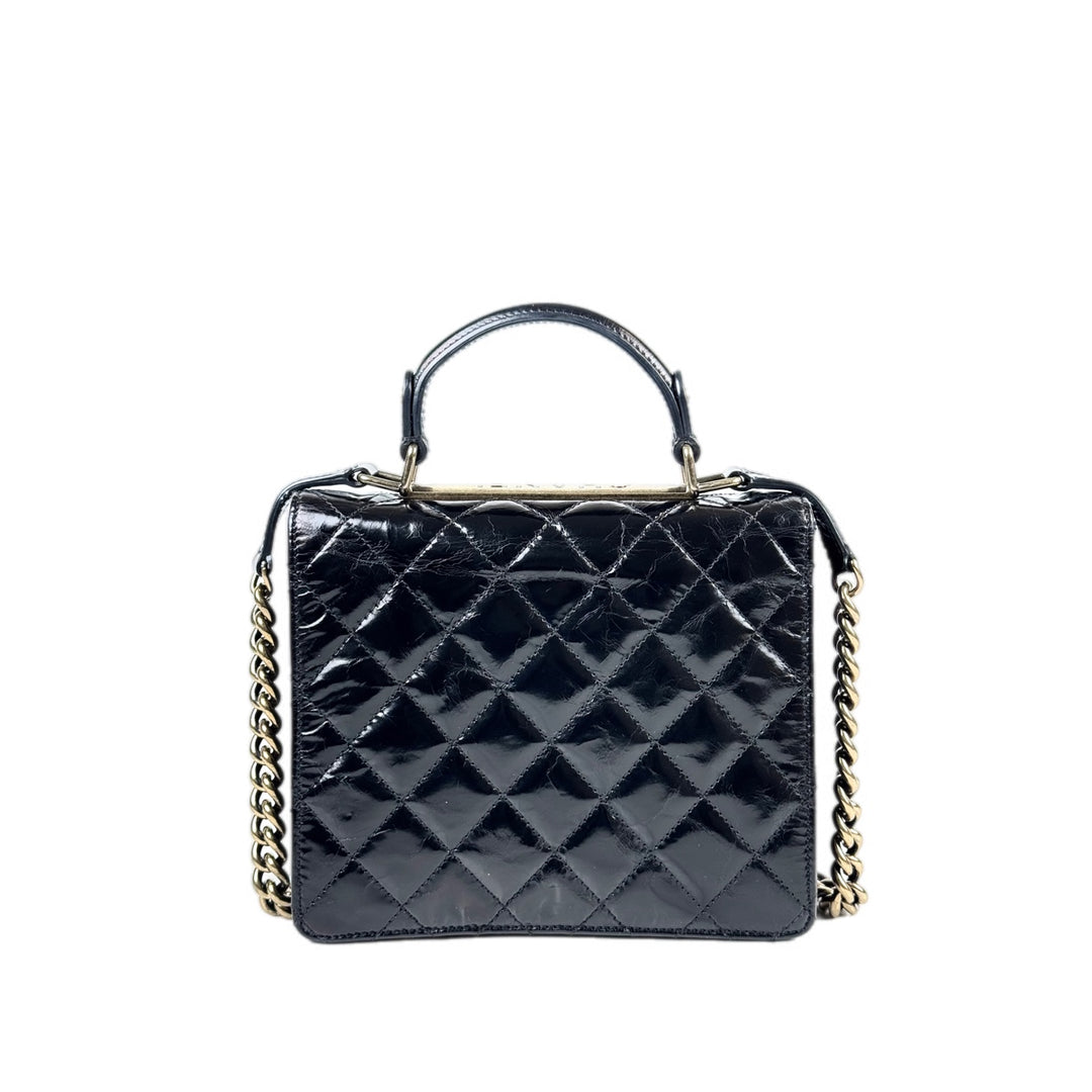 Chanel Reissue Top Handle Shoulder Bag Black