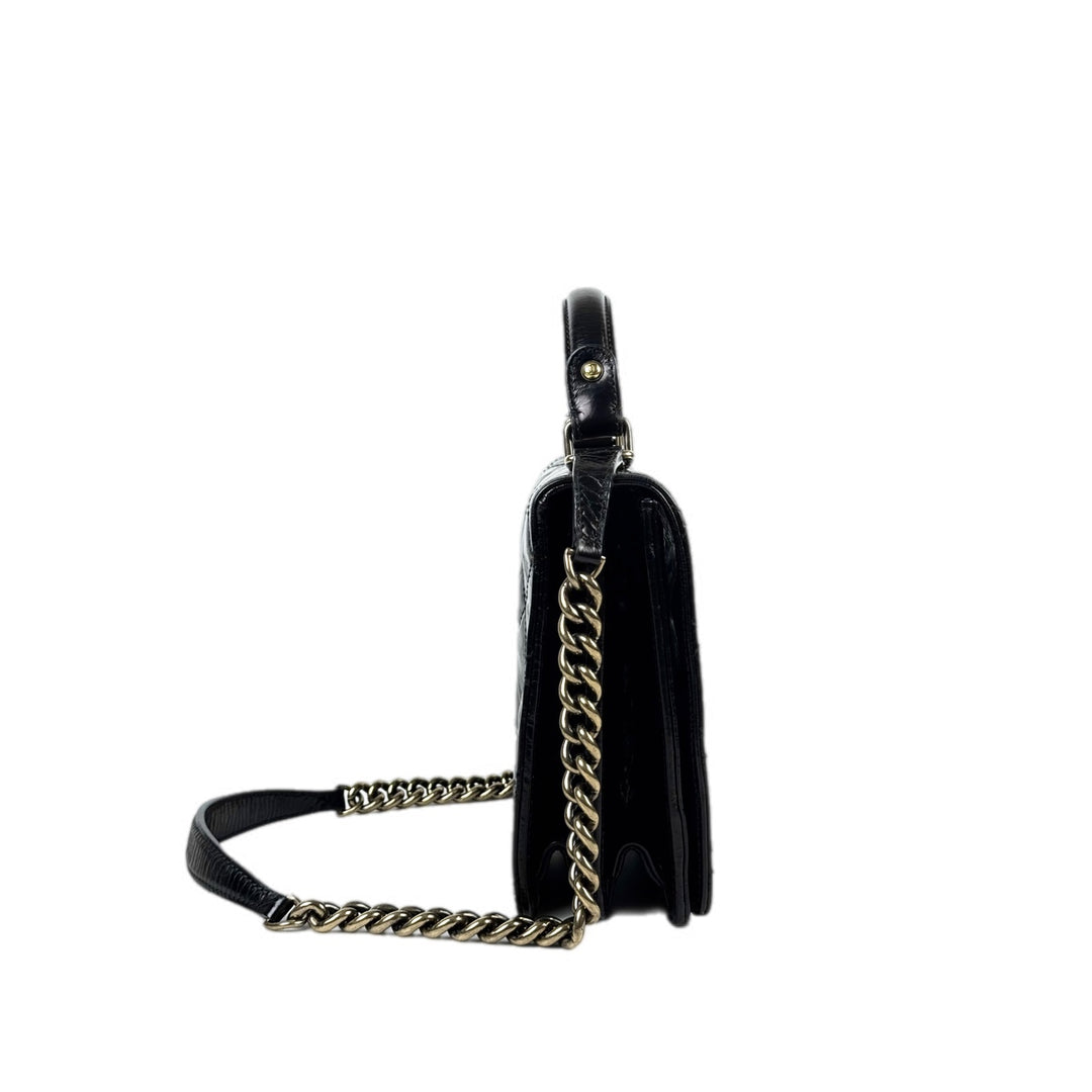 Chanel Reissue Top Handle Shoulder Bag Black