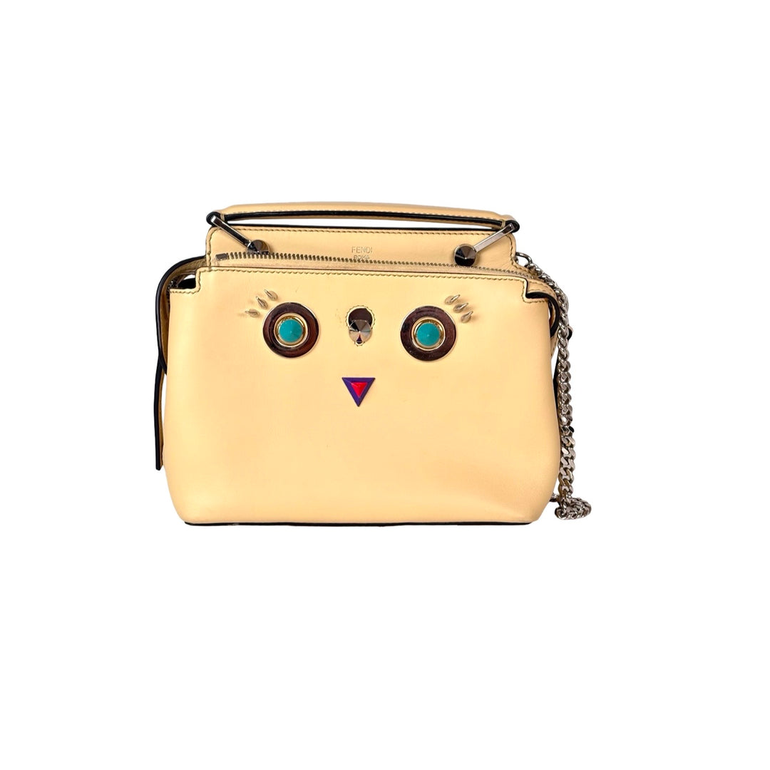 Fendi Dotcom Yellow Face Bag