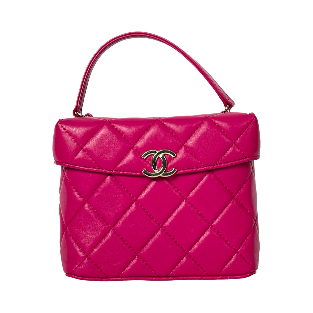 Chanel Secret Box Bag Lambskin Pink