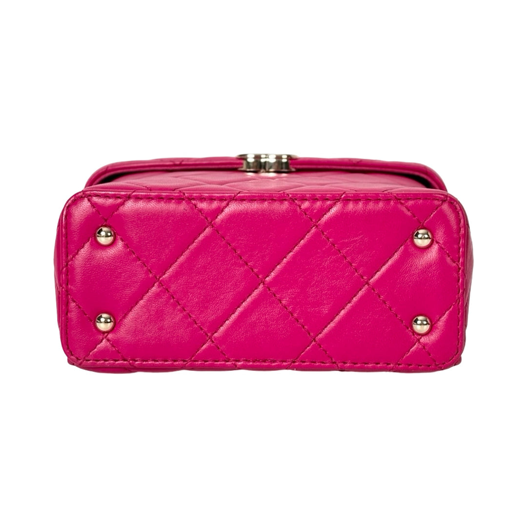 Chanel Secret Box Bag Lambskin Pink