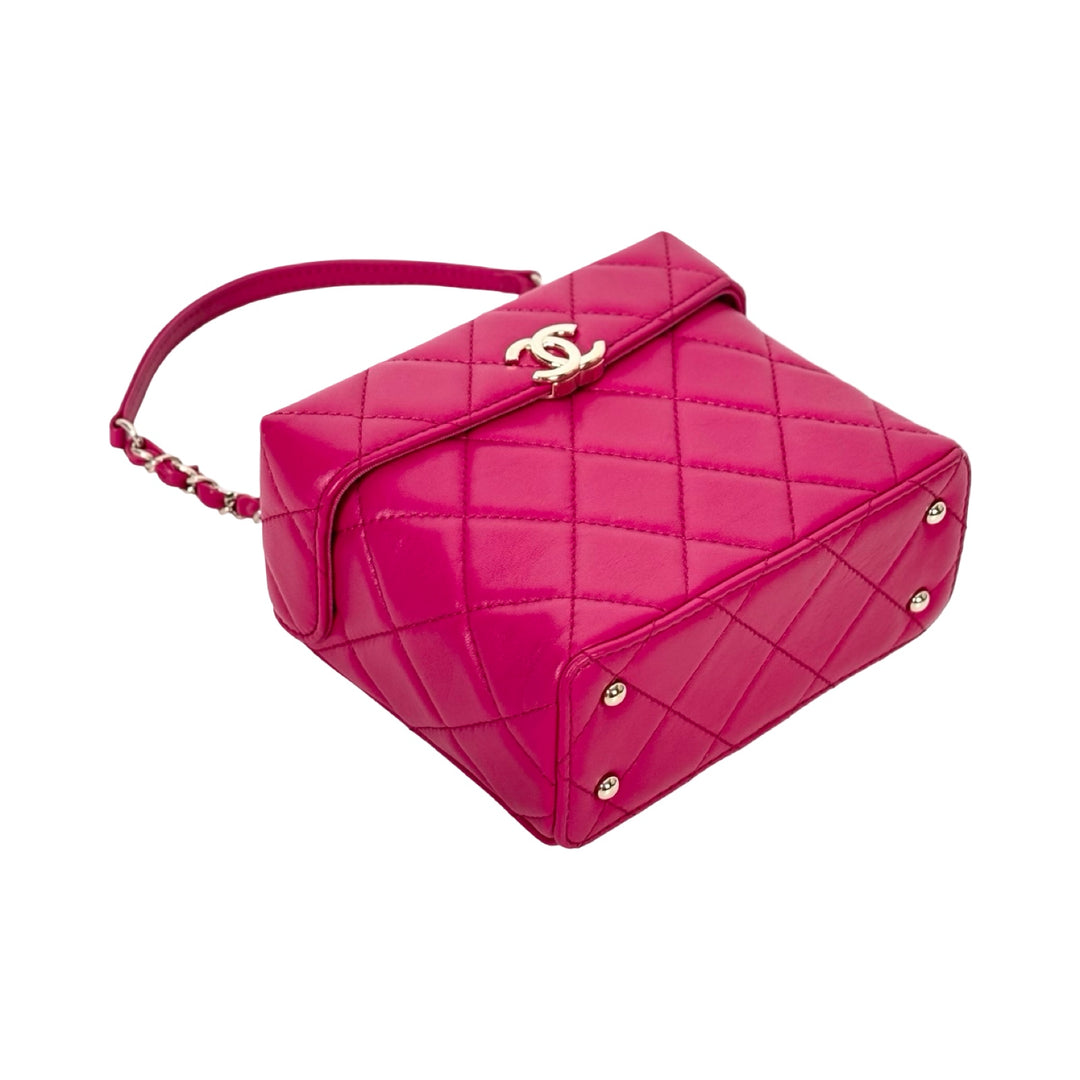 Chanel Secret Box Bag Lambskin Pink