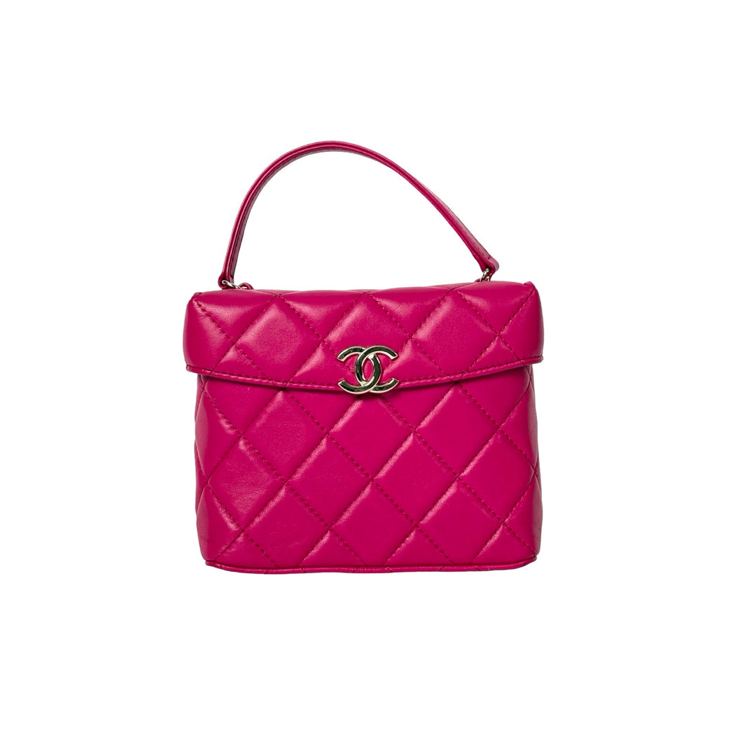 Chanel Secret Box Bag Lambskin Pink