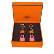 Hermes O’Kelly Earrings Pink/Gold Plated