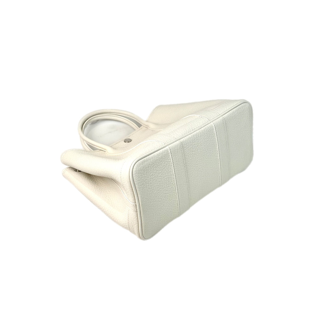 Hermes Garden Party Bag 30cm White TC