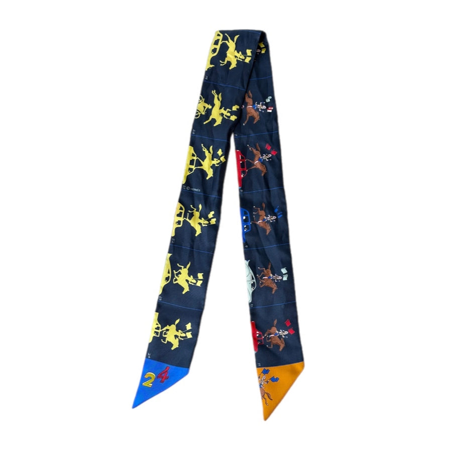 Hermes Blue Horse Twilly