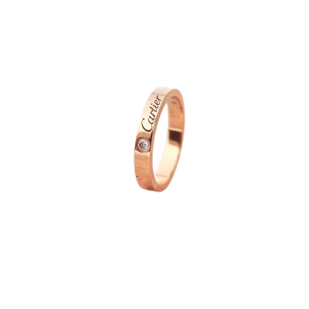 Cartier Amulette De Cartier Ring Rose Gold