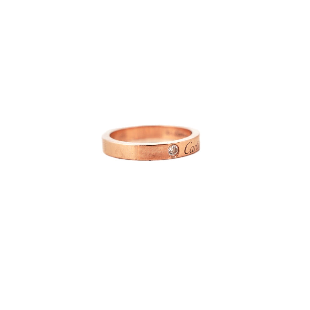 Cartier Amulette De Cartier Ring Rose Gold