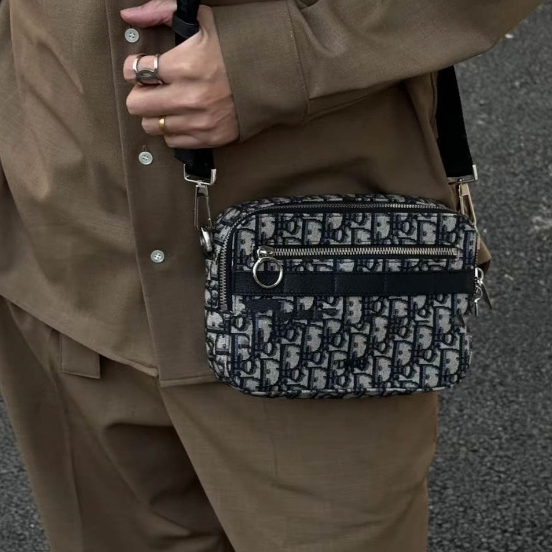 Dior Blue Men’s Messenger Bag