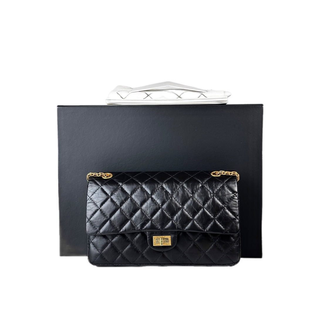 Chanel Reissue 2.55 Medium Black Bag