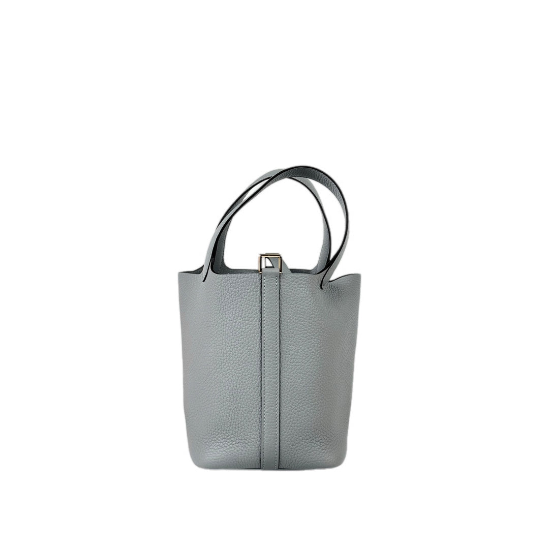 Hermes Picotin 18 Gris Pantin TC Bag