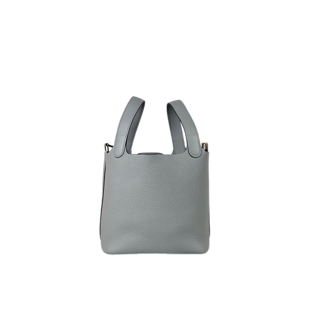 Hermes Picotin 18 Gris Pantin TC Bag