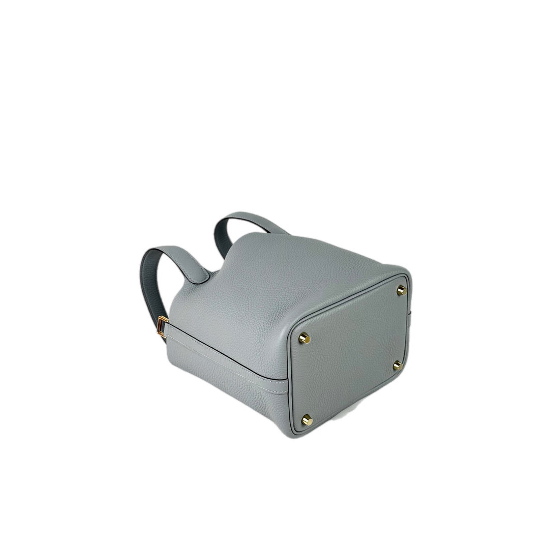 Hermes Picotin 18 Gris Pantin TC Bag