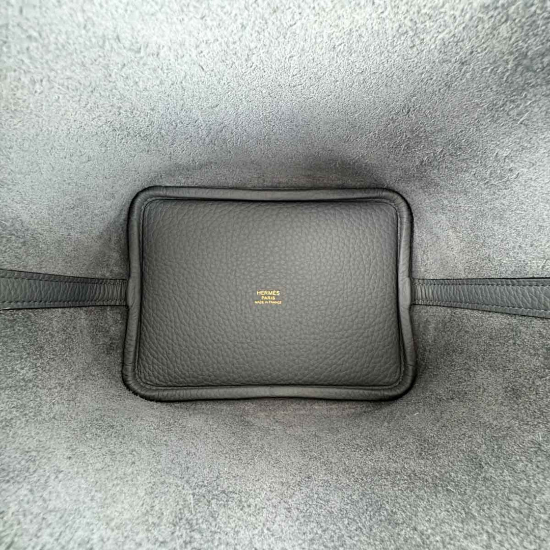 Hermes Picotin 18 Gris Pantin TC Bag