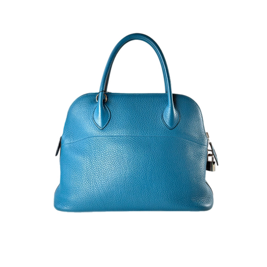 Hermes Bolide 31cm Blue Bag