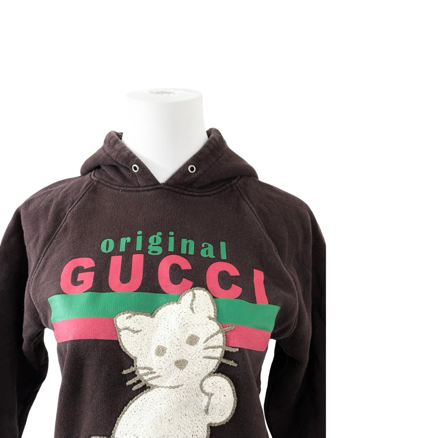 Gucci Kids Cat Print Sweatshirt Jacket #8
