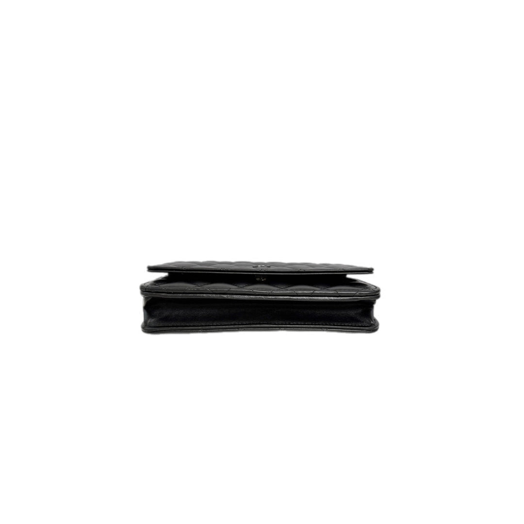 Chanel Classic Flap Woc Bag So Black