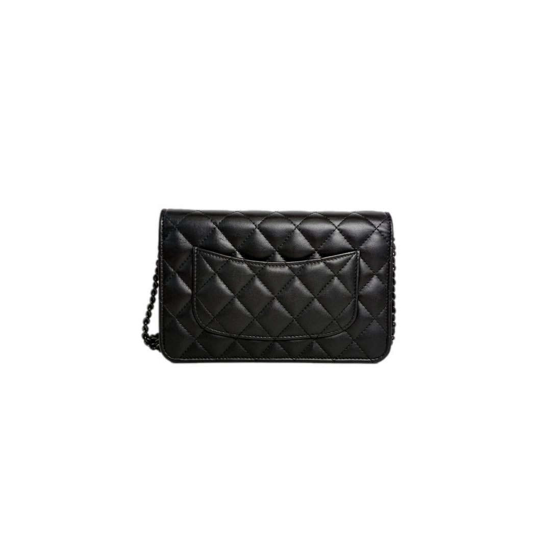 Chanel Classic Flap Woc Bag So Black