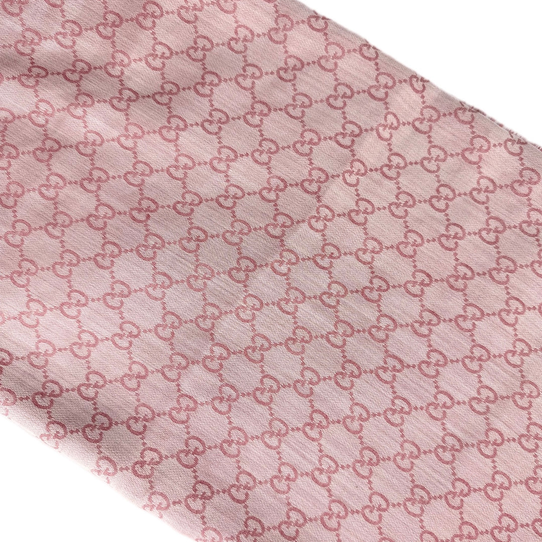 Gucci Pink Cotton Scarf