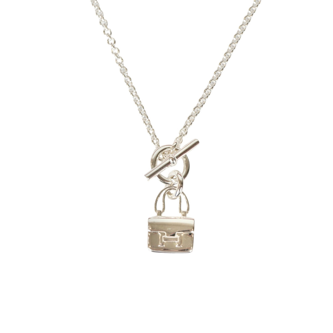Hermes Silver Constance Necklace